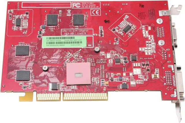 Alt view image 3 of 5 - ATI Radeon X1600PRO 512MB GDDR2 AGP 4X/8X Graphics Card 100-437510