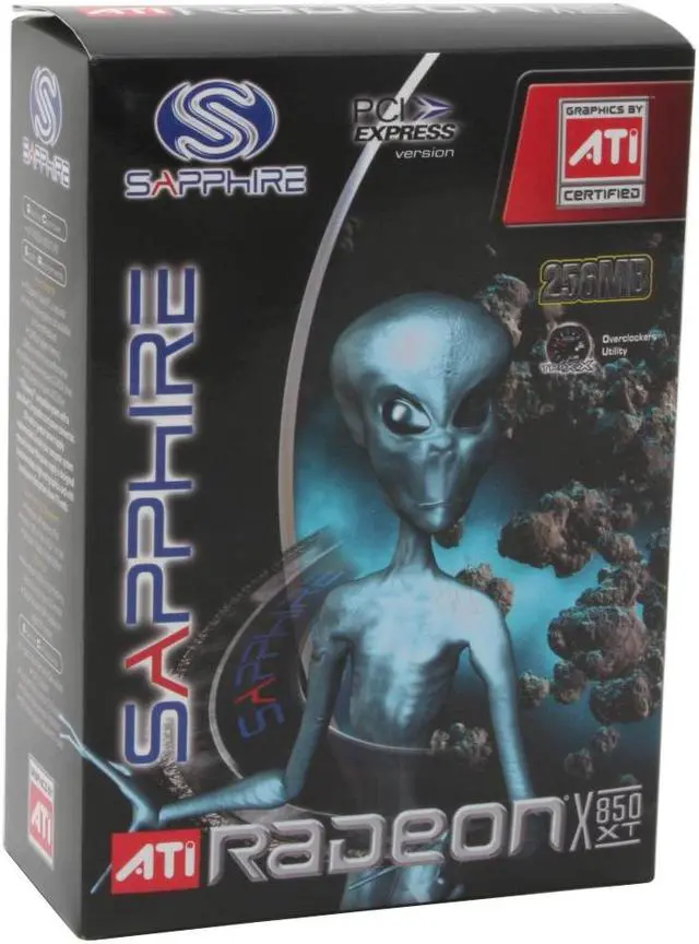 Alt view image 5 of 5 - SAPPHIRE Radeon X850XT 256MB GDDR3 PCI Express x16 Graphics Card 100106L