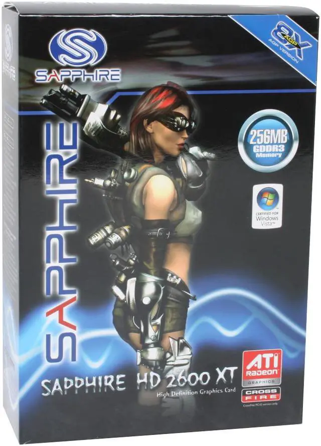 Alt view image 7 of 7 - SAPPHIRE Radeon HD 2600XT 256MB GDDR3 AGP 8X Graphics Card 100219L