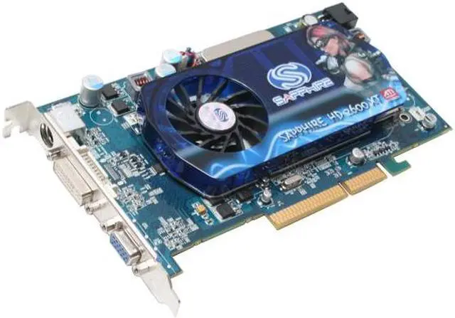 Main image of SAPPHIRE Radeon HD 2600XT 256MB GDDR3 AGP 8X Graphics Card 100219L