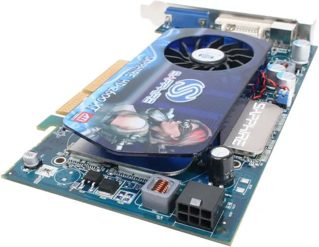 Alt view image 4 of 7 - SAPPHIRE Radeon HD 2600XT 256MB GDDR3 AGP 8X Graphics Card 100219L