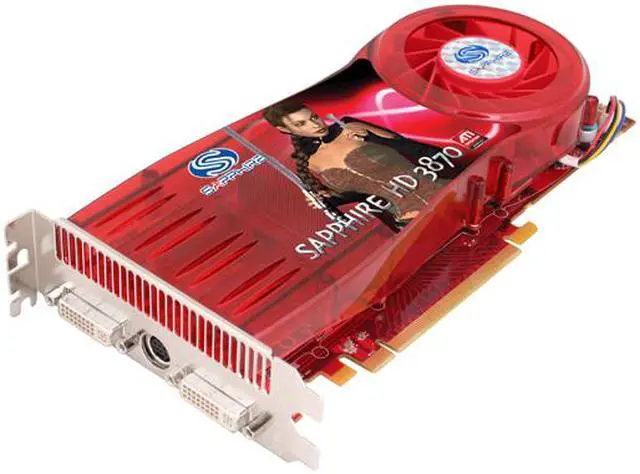 Main image of SAPPHIRE Radeon HD 3870 512MB GDDR4 PCI Express 2.0 x16 CrossFireX Support Graphics Card 100215L