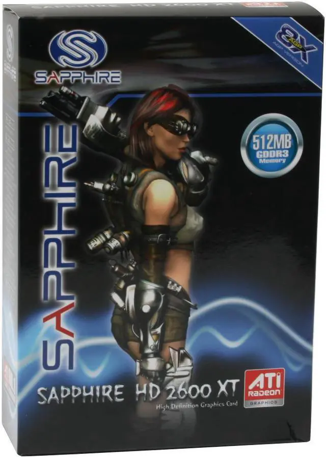 Alt view image 8 of 8 - SAPPHIRE Radeon HD 2600XT 512MB GDDR3 AGP 4X/8X Graphics Card 100229L