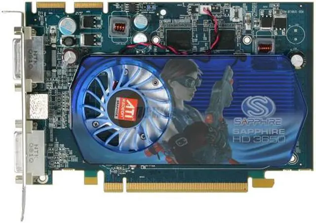 Alt view image 4 of 8 - SAPPHIRE Radeon HD 3650 512MB GDDR3 PCI Express 2.0 x16 CrossFireX Support Graphics Card 100237L