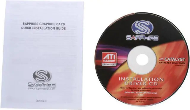 Alt view image 6 of 7 - SAPPHIRE Radeon HD 3450 1GB (256MB on Board) GDDR2 PCI Express 2.0 x16 CrossFireX Support Graphics Card 100230L