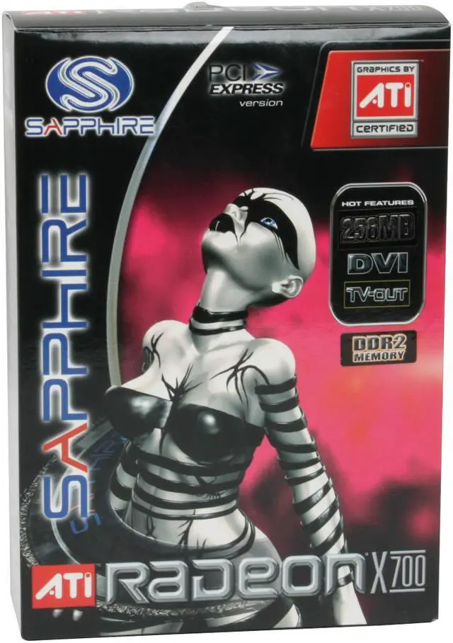 Alt view image 7 of 7 - SAPPHIRE Radeon X700 256MB GDDR2 PCI Express x16 Graphics Card 100122DDR2L