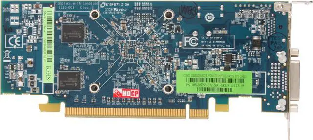Alt view image 4 of 5 - SAPPHIRE Radeon HD 3450 256MB GDDR2 PCI Express 2.0 x16 CrossFireX Support Low Profile Graphics Card 100233HDMI