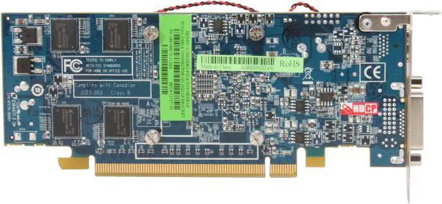 Alt view image 4 of 5 - SAPPHIRE Radeon HD 3650 512MB GDDR2 PCI Express 2.0 x16 CrossFireX Support Low Profile Graphics Card 100236HDMI
