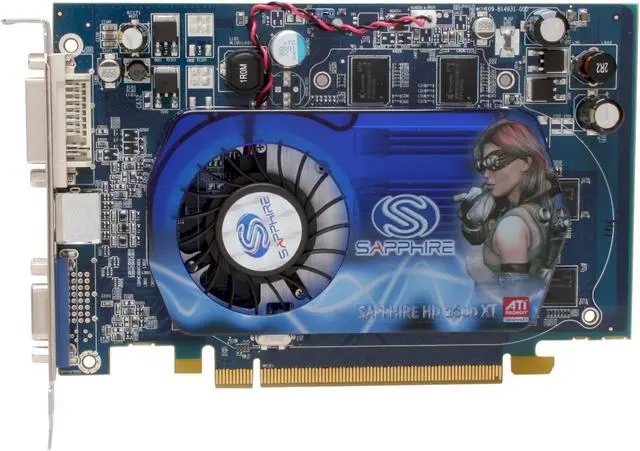 Alt view image 3 of 5 - SAPPHIRE Radeon HD 2600XT 256MB GDDR2 PCI Express x16 CrossFireX Support Graphics Card 1010