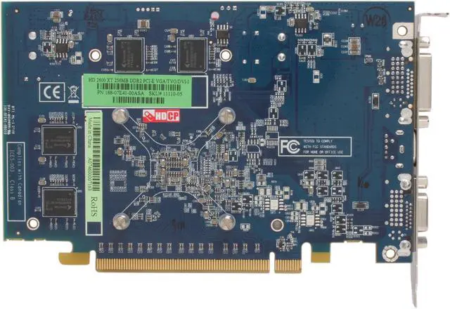 Alt view image 4 of 5 - SAPPHIRE Radeon HD 2600XT 256MB GDDR2 PCI Express x16 CrossFireX Support Graphics Card 1010
