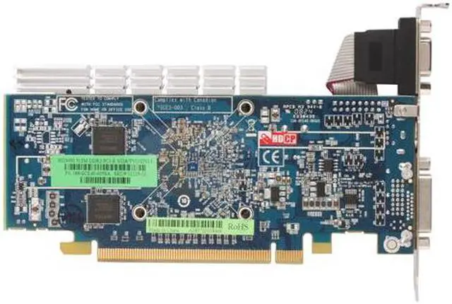 Alt view image 4 of 5 - SAPPHIRE Radeon HD 3450 512MB GDDR2 PCI Express 2.0 x16 CrossFireX Support Graphics Card 100234VGAL