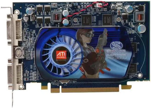 Alt view image 3 of 5 - SAPPHIRE Radeon HD 3650 1GB GDDR2 PCI Express 2.0 x16 CrossFireX Support Graphics Card 100236-1GL