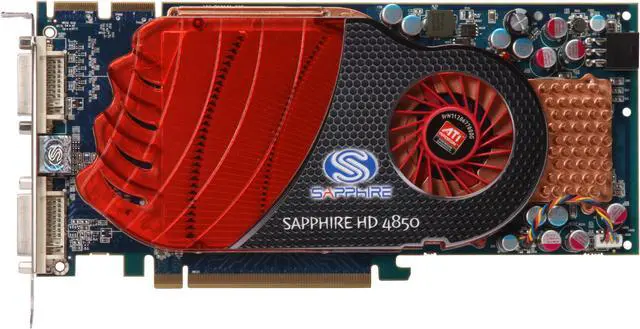 Alt view image 3 of 5 - SAPPHIRE Radeon HD 4850 512MB GDDR3 PCI Express 2.0 x16 CrossFireX Support Graphics Card 100244L