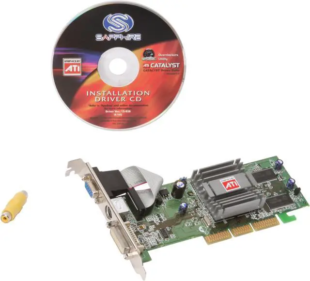 Alt view image 5 of 5 - SAPPHIRE Radeon 9250 64MB DDR AGP 4X Graphics Card 1020 - OEM