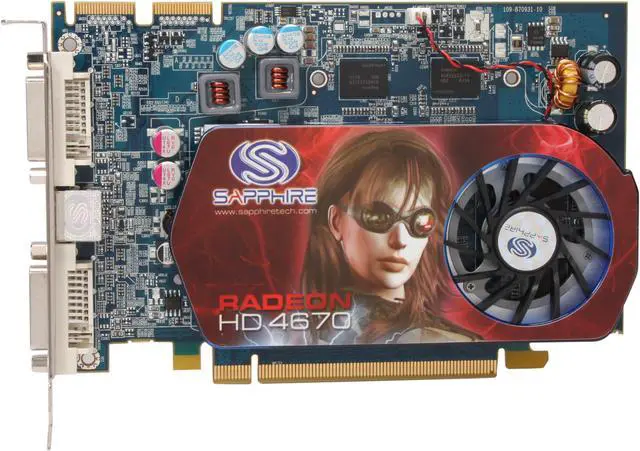Alt view image 3 of 5 - SAPPHIRE Radeon HD 4670 512MB GDDR3 PCI Express 2.0 x16 CrossFireX Support Graphics Card 100255L