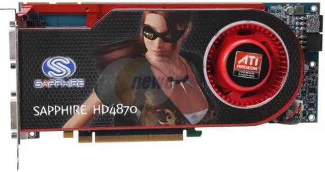 Alt view image 3 of 6 - SAPPHIRE Radeon HD 4870 512MB GDDR5 PCI Express 2.0 x16 CrossFireX Support Graphics Card 100257L