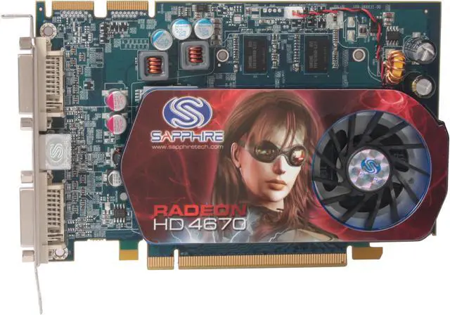 Alt view image 2 of 4 - SAPPHIRE Radeon HD 4670 1GB GDDR3 PCI Express 2.0 x16 CrossFireX Support Graphics Card 100256L