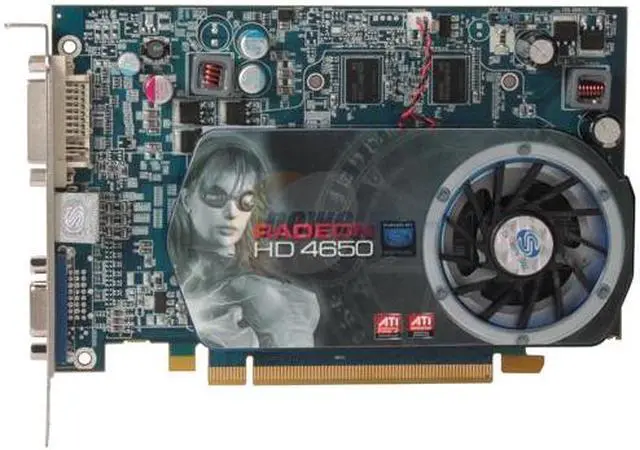 Alt view image 3 of 5 - SAPPHIRE Radeon HD 4650 1GB GDDR2 PCI Express 2.0 x16 Graphics Card 100254L