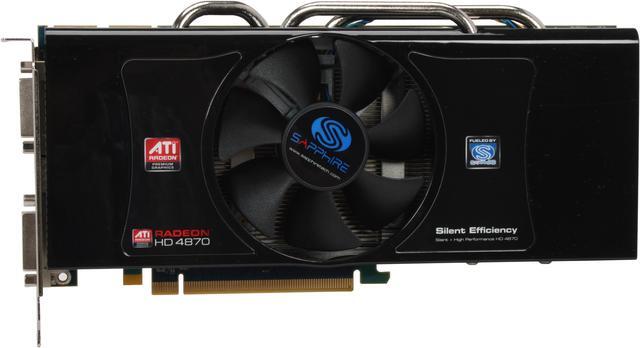 Alt view image 3 of 6 - SAPPHIRE Radeon HD 4870 512MB GDDR5 PCI Express 2.0 x16 CrossFireX Support Graphics Card 100259L