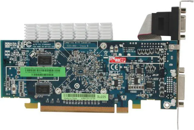 Alt view image 3 of 4 - SAPPHIRE Radeon HD 2400PRO 512MB GDDR2 PCI Express x16 Graphics Card 100272L