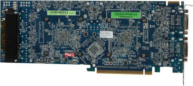 Alt view image 4 of 6 - SAPPHIRE Radeon HD 4850 X2 1GB GDDR3 PCI Express 2.0 x16 CrossFireX Support Graphics Card 100260SR