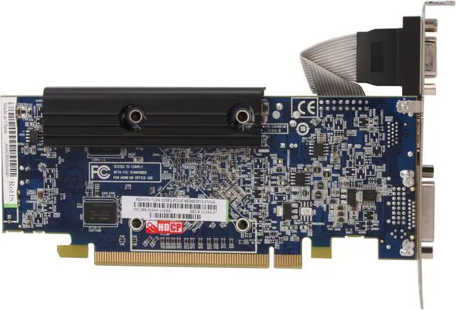 Alt view image 3 of 4 - SAPPHIRE Radeon HD 4350 512MB DDR2 PCI Express 2.0 x16 CrossFireX Support Low Profile Ready Graphics Card 100264HDMI