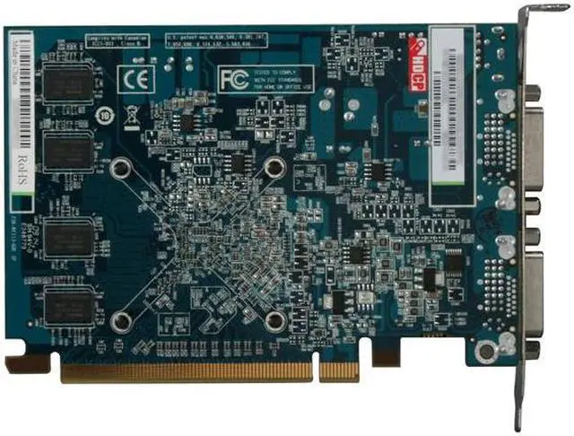 Alt view image 4 of 5 - SAPPHIRE Radeon HD 4350 1GB GDDR2 PCI Express 2.0 x16 CrossFireX Support Graphics Card 100274L