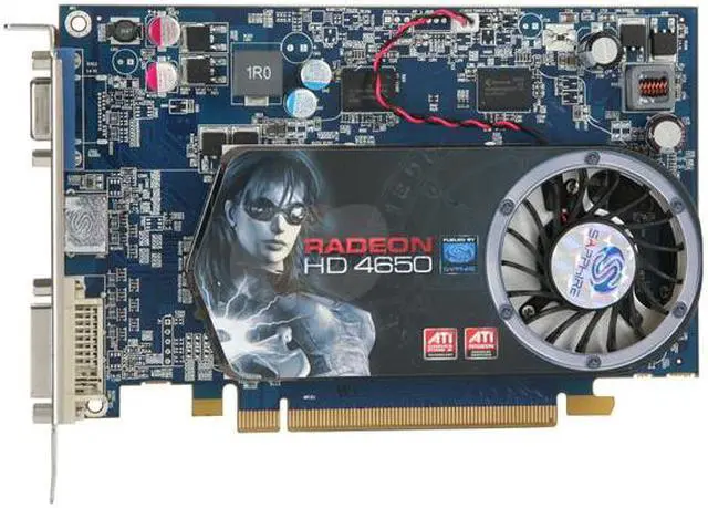 Alt view image 3 of 5 - SAPPHIRE Radeon HD 4650 512MB GDDR3 PCI Express 2.0 x16 CrossFireX Support Graphics Card 100253DDR3L