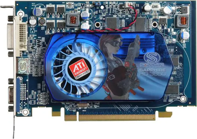 Alt view image 3 of 5 - SAPPHIRE Radeon HD 3650 1GB GDDR2 PCI Express 2.0 x16 Graphics Card 100236-1GVGAL