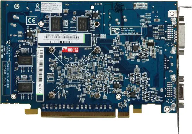 Alt view image 4 of 5 - SAPPHIRE Radeon HD 3650 1GB GDDR2 PCI Express 2.0 x16 Graphics Card 100236-1GVGAL