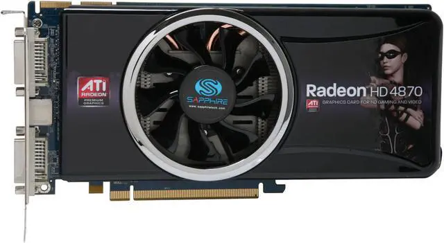 Alt view image 3 of 6 - SAPPHIRE Radeon HD 4870 512MB GDDR5 PCI Express 2.0 x16 CrossFireX Support Graphics Card 279L