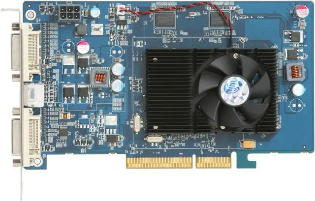 Alt view image 3 of 5 - SAPPHIRE Radeon HD 4650 1GB DDR2 AGP 8X Graphics Card 100288L