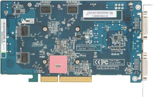 Alt view image 4 of 5 - SAPPHIRE Radeon HD 4650 1GB DDR2 AGP 8X Graphics Card 100288L