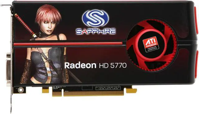 Alt view image 3 of 6 - SAPPHIRE Radeon HD 5770 (Juniper XT) 1GB GDDR5 PCI Express 2.0 x16 CrossFireX Support Graphics Card 100283L