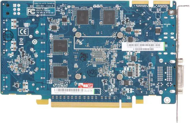 Alt view image 4 of 6 - SAPPHIRE Radeon HD 5750 1GB GDDR5 PCI Express 2.0 x16 CrossFireX Support Graphics Card 100284L