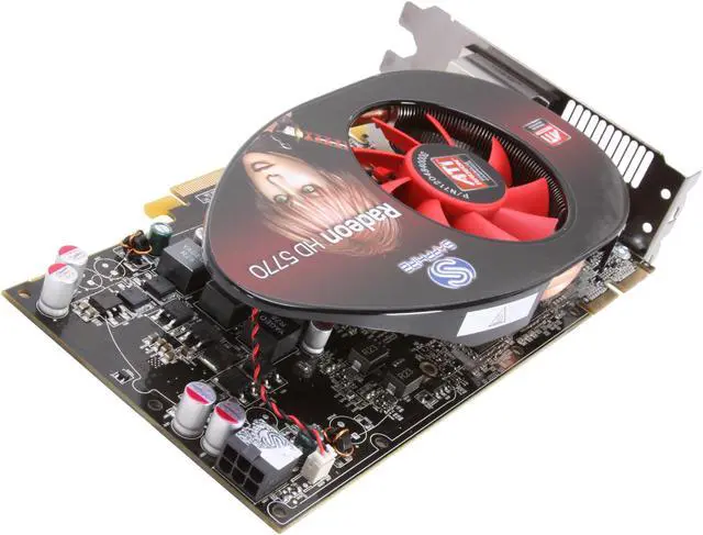 Alt view image 5 of 6 - SAPPHIRE Radeon HD 5770 1GB GDDR5 PCI Express 2.0 x16 CrossFireX Support Graphics Card 100283-2L