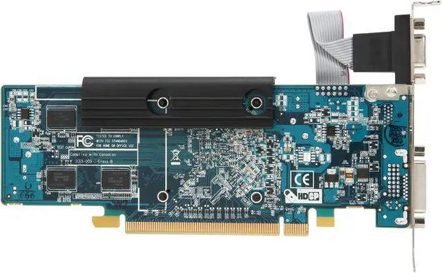 Alt view image 4 of 5 - SAPPHIRE Radeon HD 4350 1GB DDR2 PCI Express 2.0 x16 CrossFireX Support Low Profile Ready Graphics Card 100274HDMI