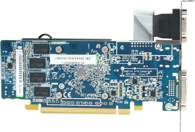 Alt view image 4 of 5 - SAPPHIRE Radeon HD 5570 1GB DDR3 PCI Express 2.1 x16 Low Profile Ready Graphics Card 100293L