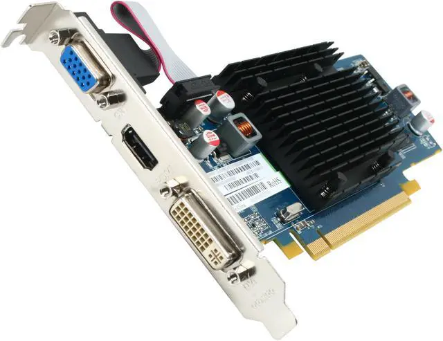 Main image of SAPPHIRE Radeon HD 5450 (Cedar) 1GB DDR2 PCI Express 2.1 x16 CrossFireX Support Low Profile Ready Graphics Card 100292L