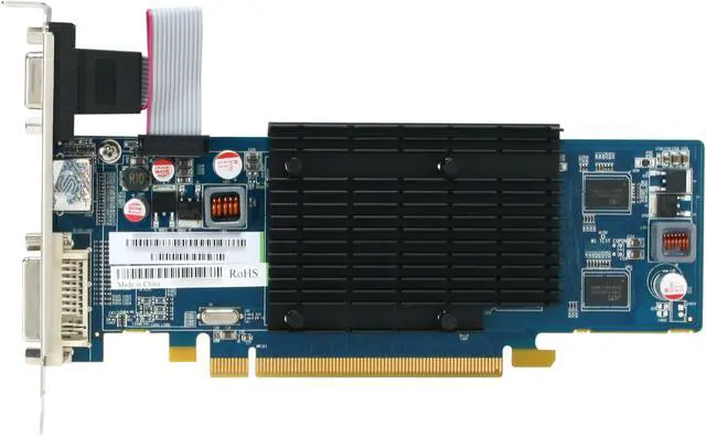 Alt view image 3 of 5 - SAPPHIRE Radeon HD 5450 (Cedar) 1GB DDR2 PCI Express 2.1 x16 CrossFireX Support Low Profile Ready Graphics Card 100292L