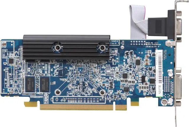 Alt view image 5 of 5 - SAPPHIRE Radeon HD 5450 1GB DDR3 PCI Express 2.1 x16 Low Profile Ready Graphics Card 100292DDR3L