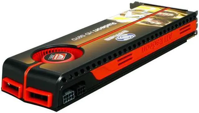 Alt view image 5 of 6 - SAPPHIRE Radeon HD 5970 (Hemlock) 2GB GDDR5 PCI Express 2.1 x16 CrossFireX Support Graphics Card 100280SR