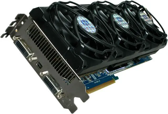 Main image of SAPPHIRE Radeon HD 5970 (Hemlock) 4GB GDDR5 PCI Express 2.1 x16 CrossFireX Support Graphics Card 100280-4GSR