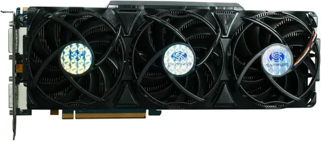 Alt view image 3 of 6 - SAPPHIRE Radeon HD 5970 (Hemlock) 4GB GDDR5 PCI Express 2.1 x16 CrossFireX Support Graphics Card 100280-4GSR