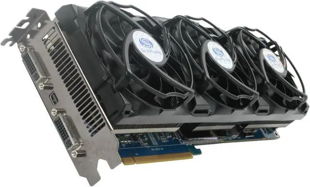 Main image of SAPPHIRE Radeon HD 5970 (Hemlock) 4GB GDDR5 PCI Express 2.0 x16 CrossFireX Support Graphics Card 100280-4GBB