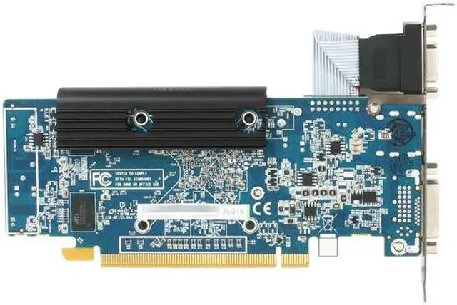 Alt view image 4 of 4 - SAPPHIRE Radeon HD 5450 512MB DDR3 PCI Express 2.0 x16 Low Profile Graphics Card 100291DP