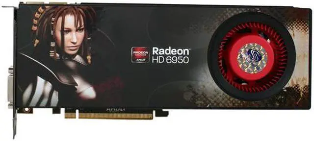 Alt view image 3 of 6 - SAPPHIRE Radeon HD 6950 2GB GDDR5 PCI Express 2.1 x16 CrossFireX Support Graphics Card 100312SR
