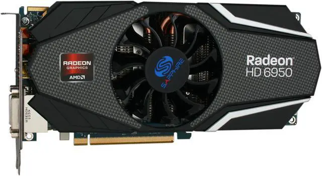 Alt view image 3 of 6 - SAPPHIRE Radeon HD 6950 1GB GDDR5 PCI Express 2.1 x16 CrossFireX Support Graphics Card 100312-1GSR
