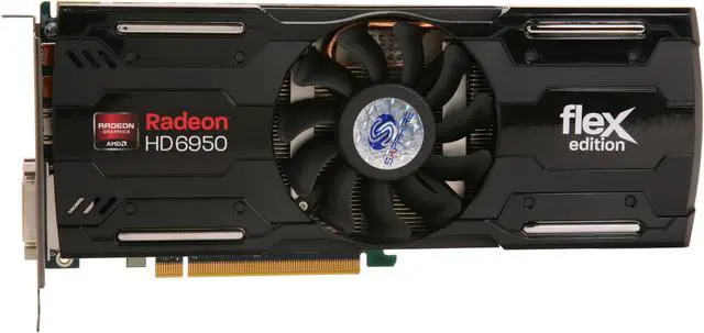 Alt view image 3 of 6 - SAPPHIRE FleX Radeon HD 6950 2GB GDDR5 PCI Express 2.1 x16 CrossFireX Support Graphics Card 100312FLEX