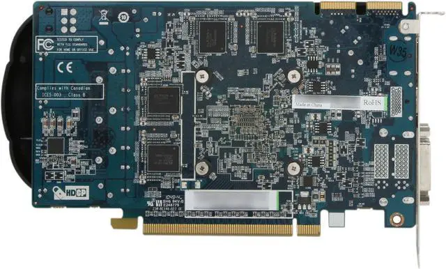 Alt view image 4 of 6 - SAPPHIRE Radeon HD 6770 1GB GDDR5 PCI Express 2.1 x16 CrossFireX Support Graphics Card 100338L